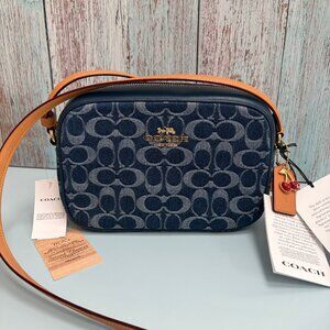 NWT COACH Jamie Camera Bag CAA74 in Signature Denim - Crossbody